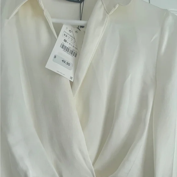 NWT Zara satin effect mini dress - Picture 4 of 5